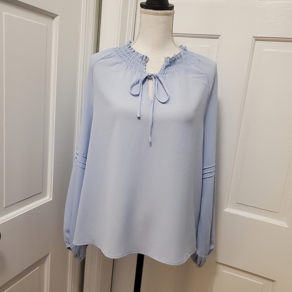 NWT Social Standard by Sanctuary Peasant Blouse Size Large, Retail $68 - Picture 2 of 11